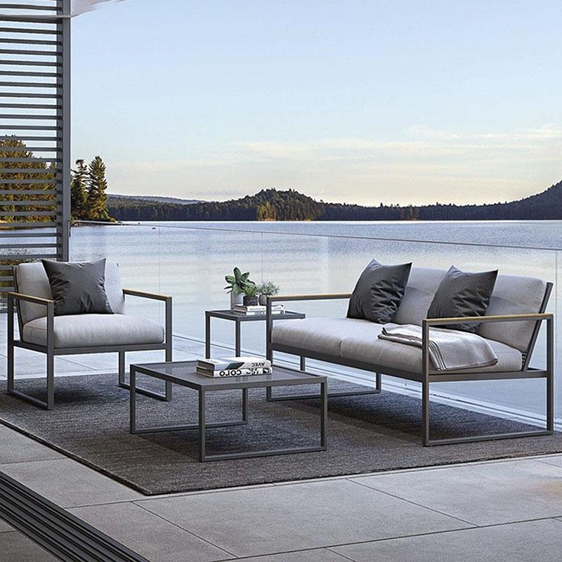 OAHU CONRAD Outdoor Sofa Teak Courtyard Outdoor Furniture Visit Factory