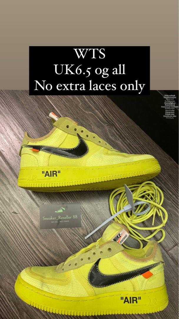 OFF WHITE NIKE AIR FORCE 1