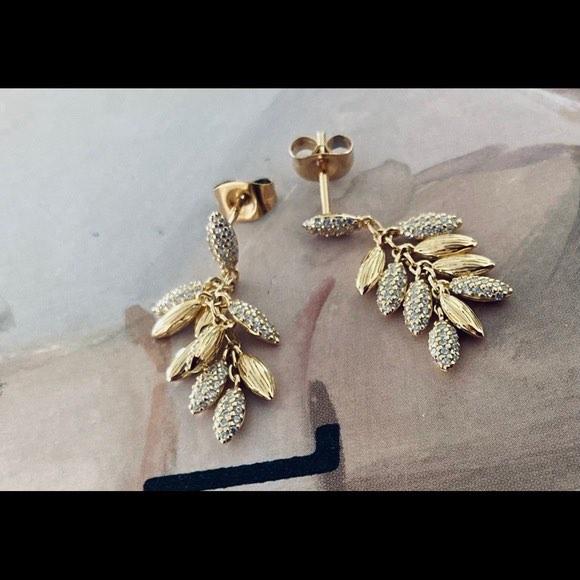 Pandora authentic Sales Limited Edition Floating Grains Earrings