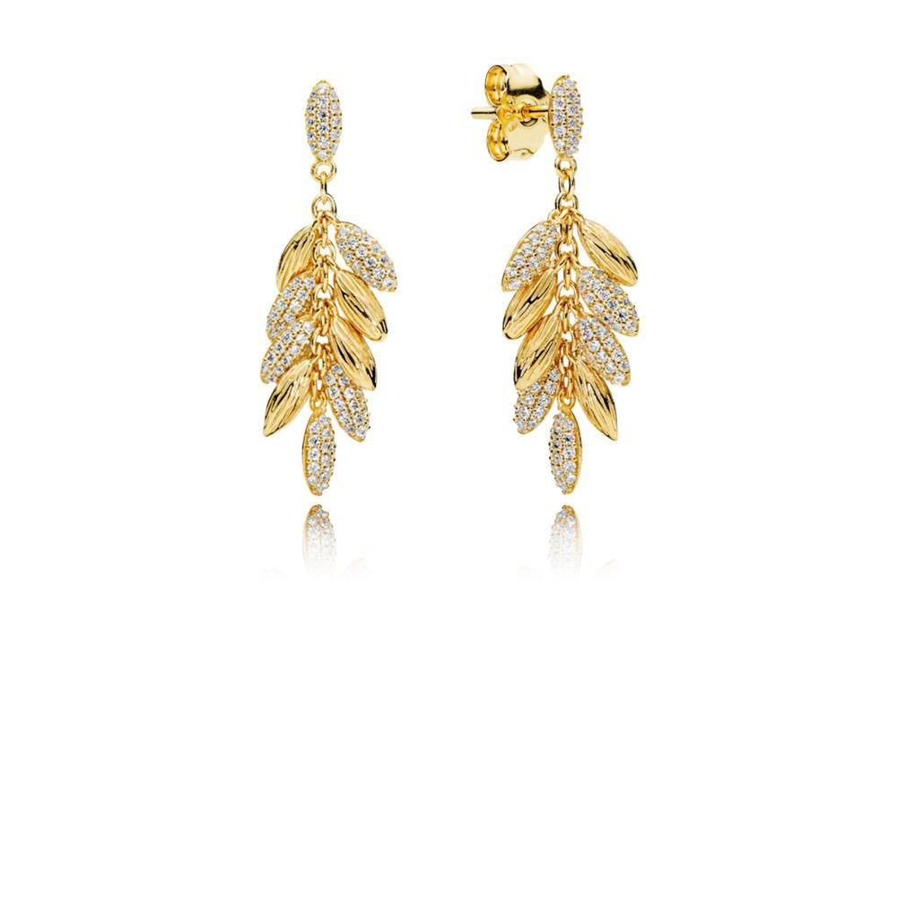 Pandora curved grains earrings deals