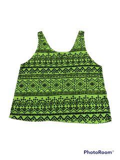 Pattern Neon Green Sando