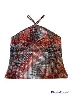 Pattern Sleeveless Top