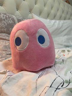 Pink pac man plush
