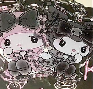 [PO/PREORDER] My Melody and Kuromi Keychain