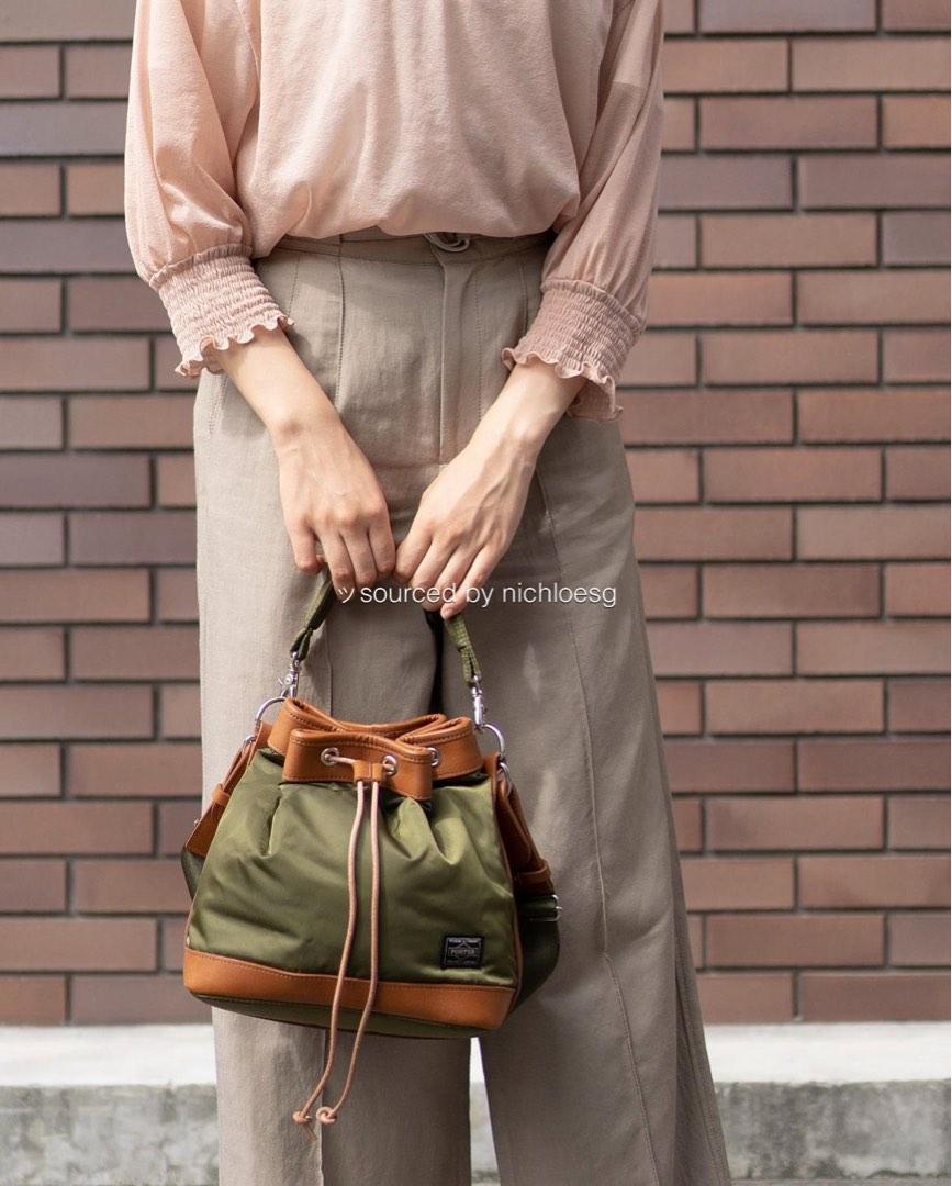 PORTER / STRING DRAWSTRING BAG(L) カーキ PORTER / STRING DRAWSTRING BAG(L) カーキ STRING DRAWSTRING BAG (L