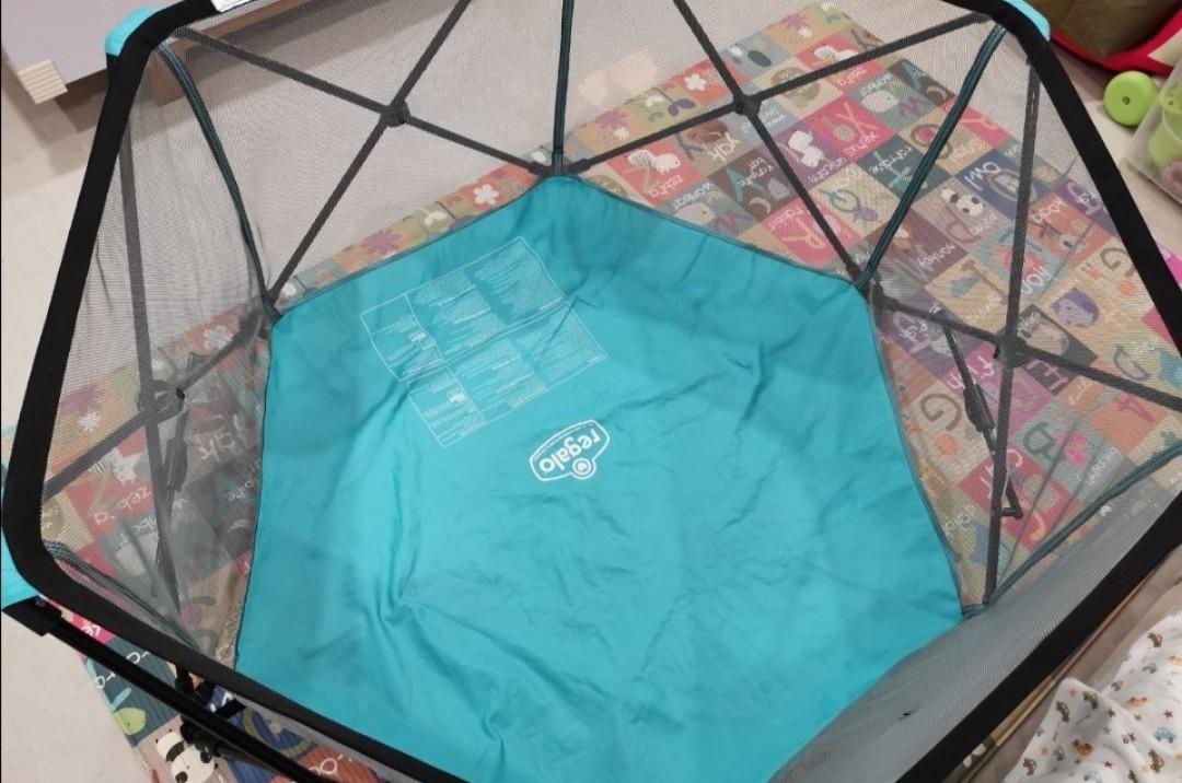 Preloved used regalo play pen playpen playyard play yard, Babies & Kids