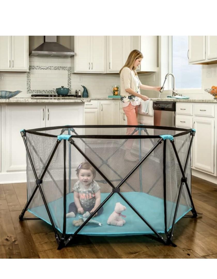 Preloved used regalo play pen playpen playyard play yard, Babies & Kids