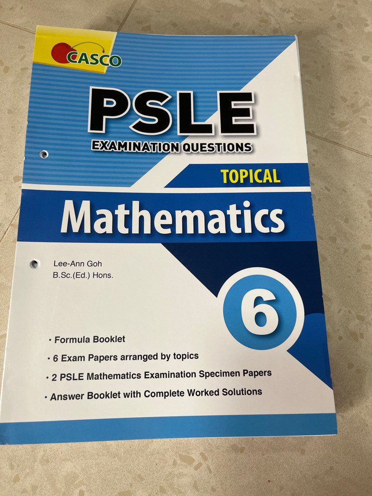 PSLE Mathematics Primary 6 Topical Revision, Hobbies & Toys, Books ...