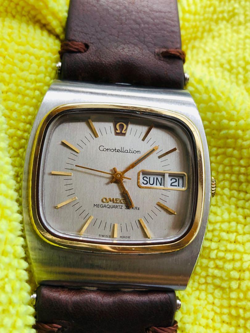 Rare Omega Constellation Mega Quartz, Luxury, Watches on Carousell