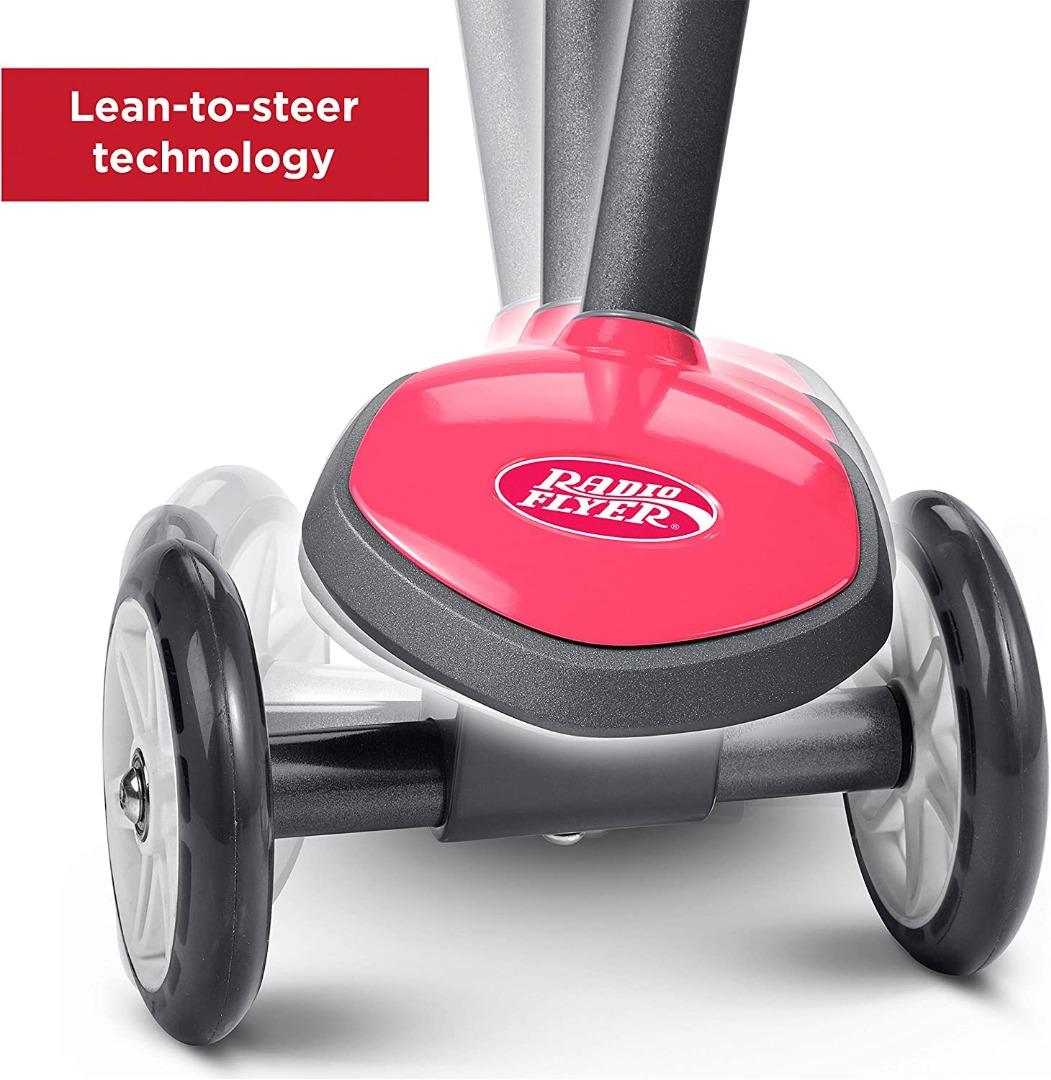 Light Up Radio Flyer Lean And Glide Scooter Glider Jr Makes The