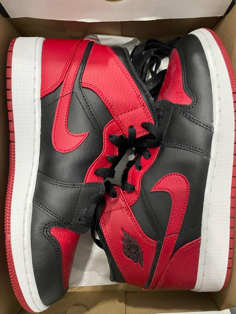 Red air jordan 1 mid shop