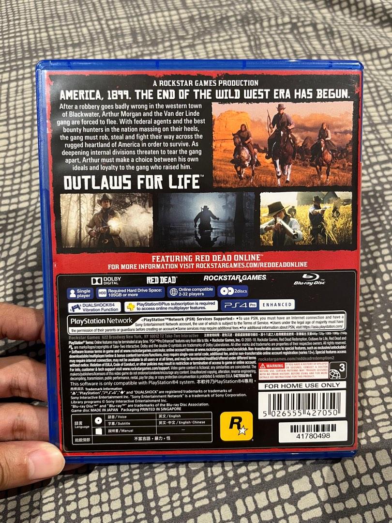 Red Dead Redemption 2 + Gold Bar Code, Video Gaming, Video Games