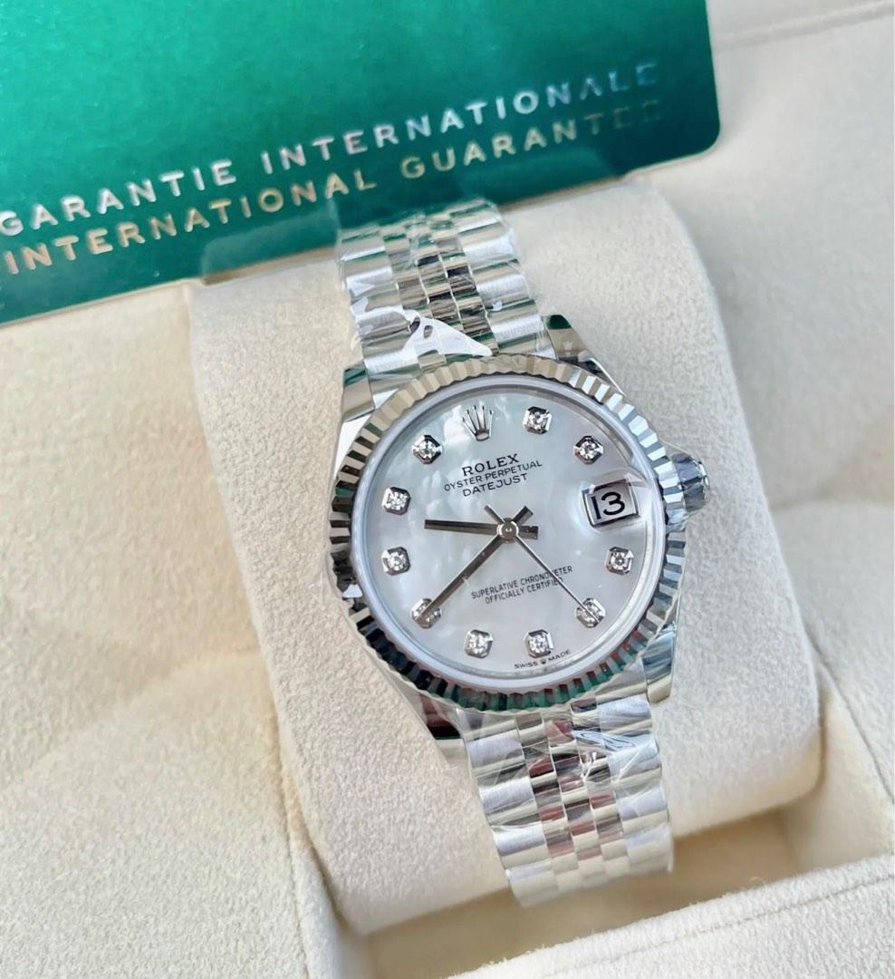 Rolex 31mm mother of pearl 2025