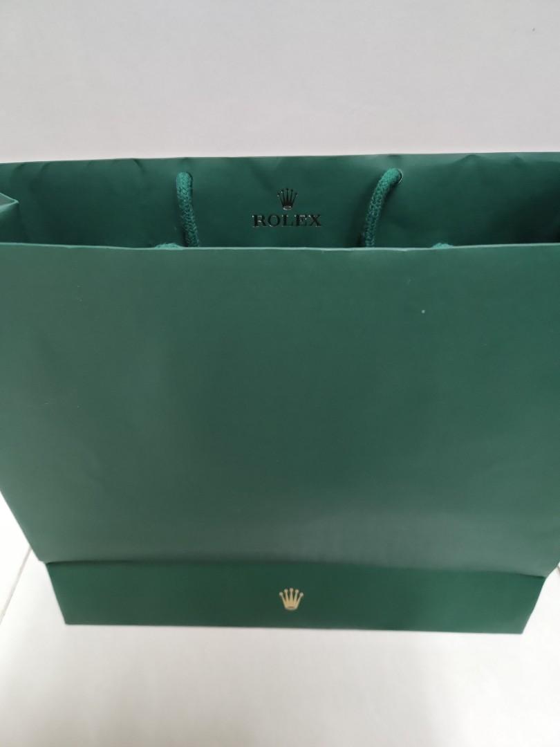 Rolex Paper Bag (L Size), Luxury, Watches on Carousell