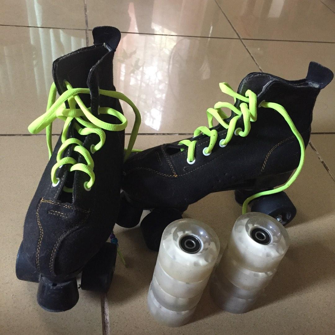 Roller skate with light up outdoor wheels size 6, Sports Equipment