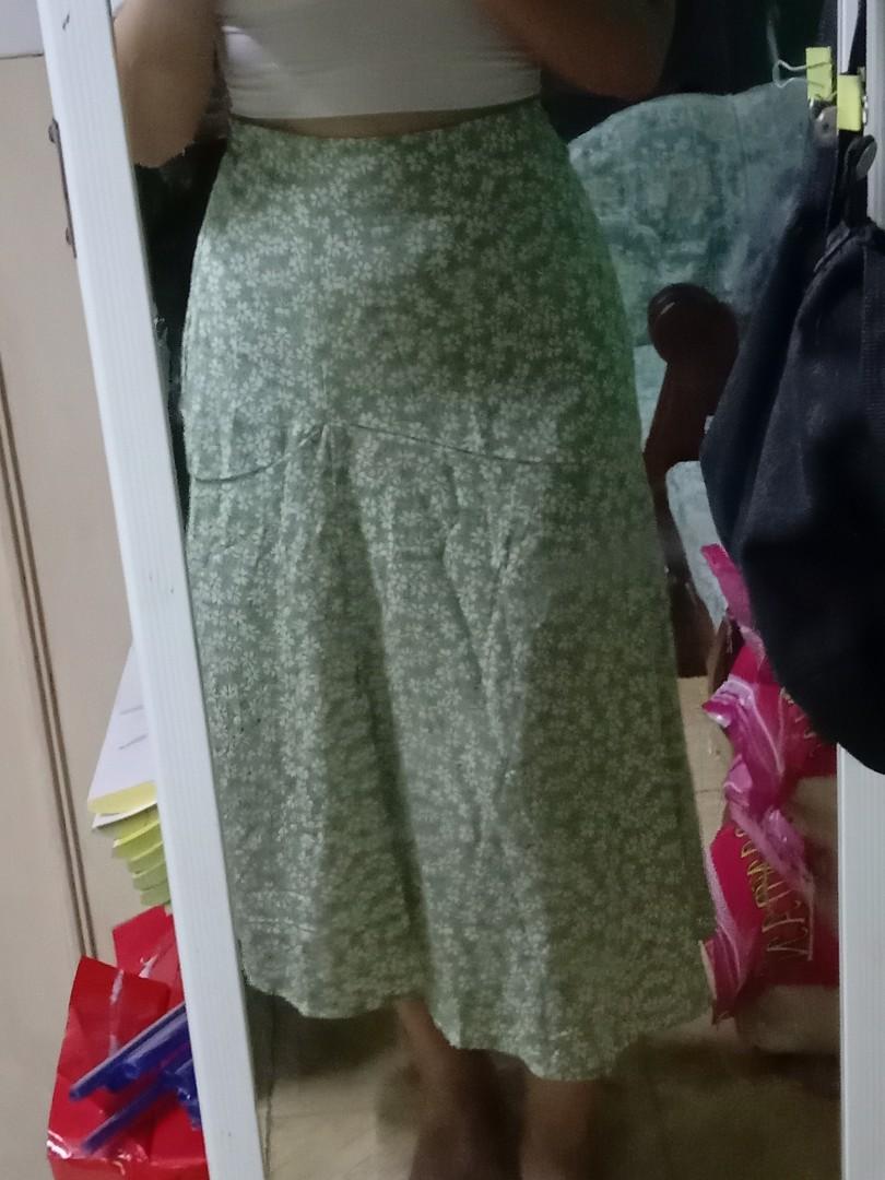 アクア レディース スカート ボトムス Tiered Maxi Skirt 100% Exclusive White ショッピング超安い 