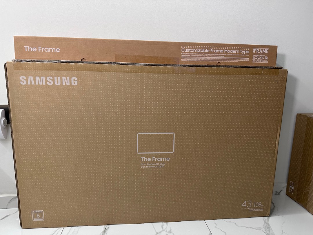 Samsung The Frame 43 inch, TV & Home Appliances, TV & Entertainment, TV ...