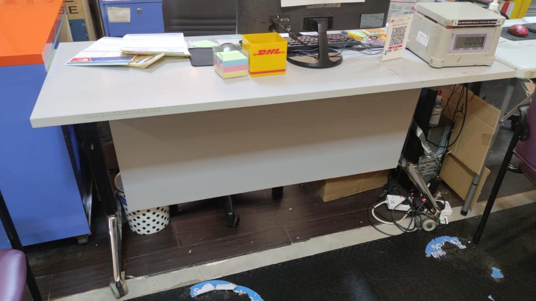 SECOND HAND OFFICE TABLE, Furniture & Home Living, Furniture, Tables