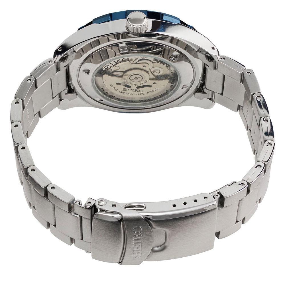 Seiko 5 Sports Countdown Blue Dial Stainless Steel Automatic Watch