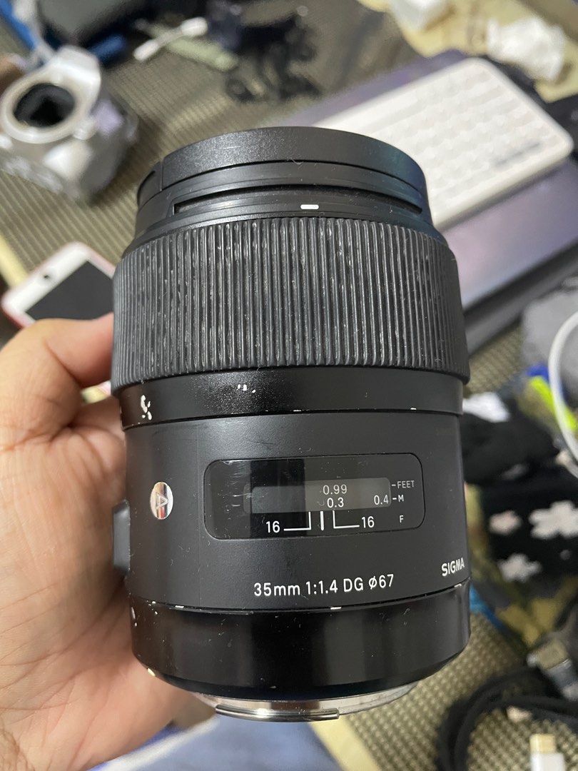 Sigma Art 35mm 1.4 Canon Mount, Photography, Lens & Kits on Carousell