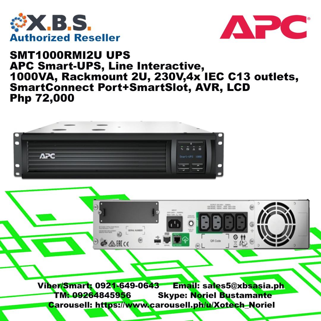 SMT1000RMI2U UPS, Computers & Tech, Office & Business Technology on ...