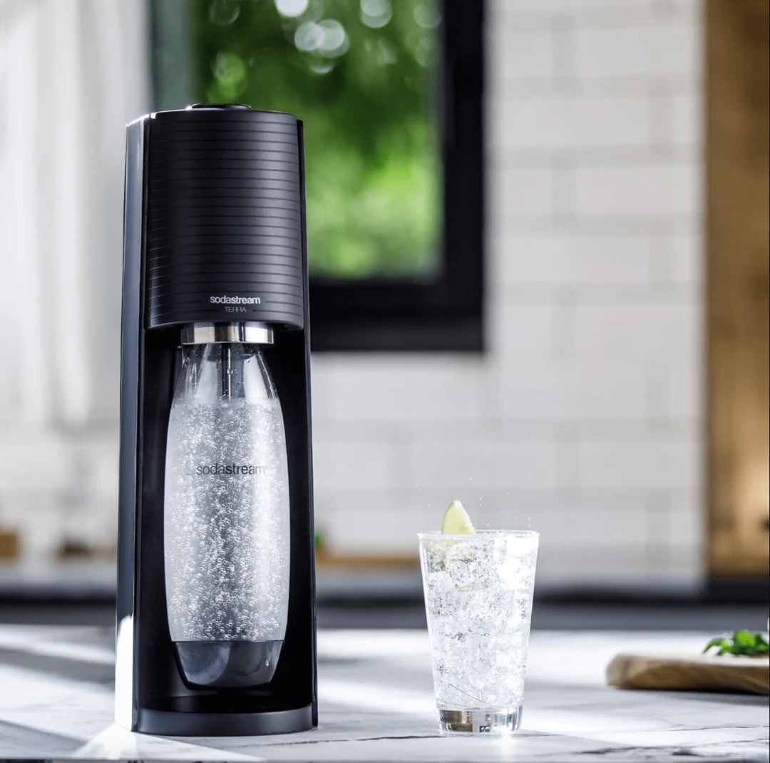 SodaStream Spirit Black Sparkling Water Maker, Health & Nutrition