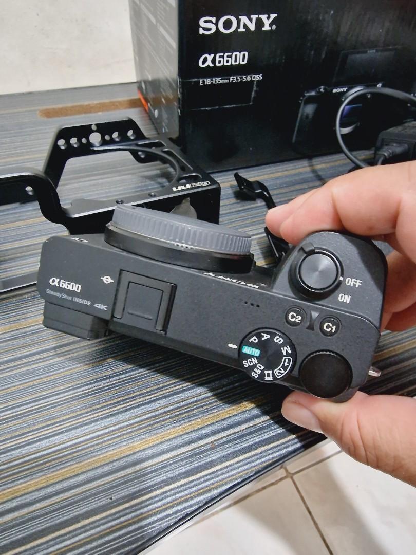 Sony A6600 (body) free camera rig cage, Photography, Cameras on Carousell