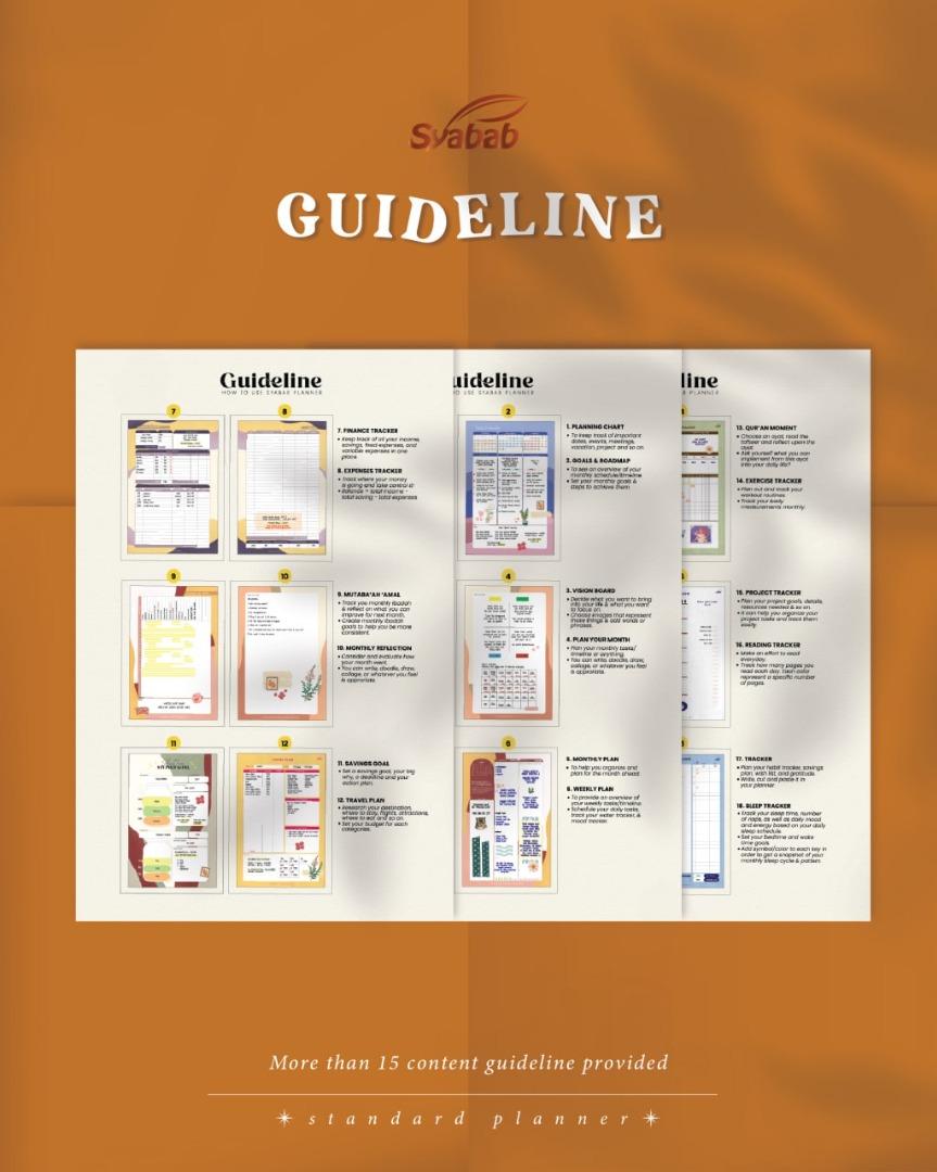 STANDARD PLANNER 2023 SYABAB Planner Muslim 2023, Hobbies & Toys