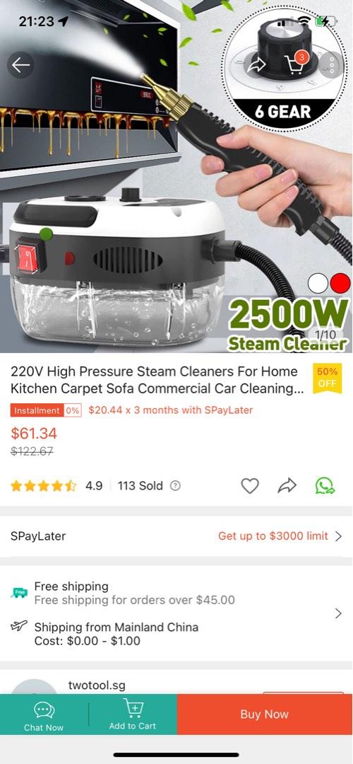 Steam cleaner for sale, TV & Home Appliances, Irons & Steamers on Carousell