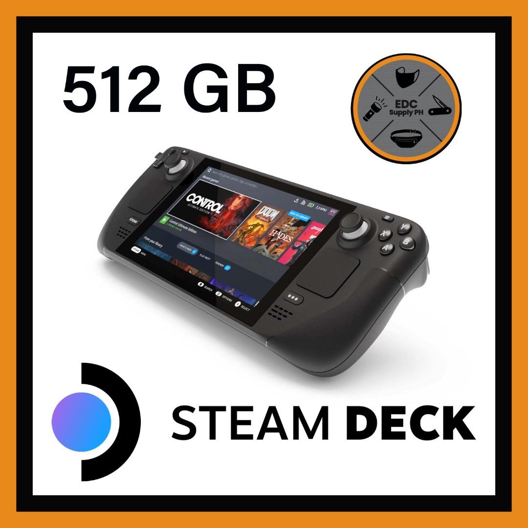 Steam Deck 512GB 使用時間10時間未満 即決落札は2万円程度の付属品 