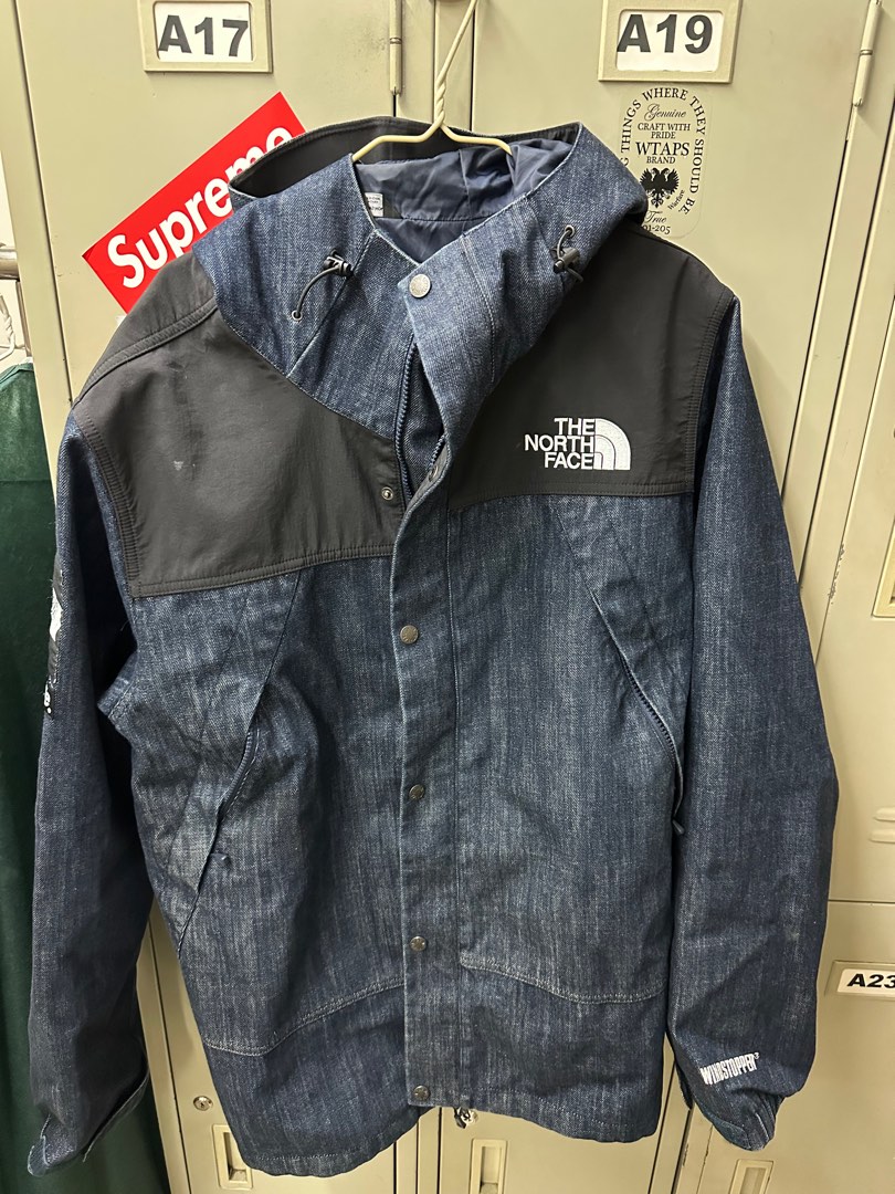 Supreme x the north face denim 牛仔布tnf Wtaps mountain XL 倉石 