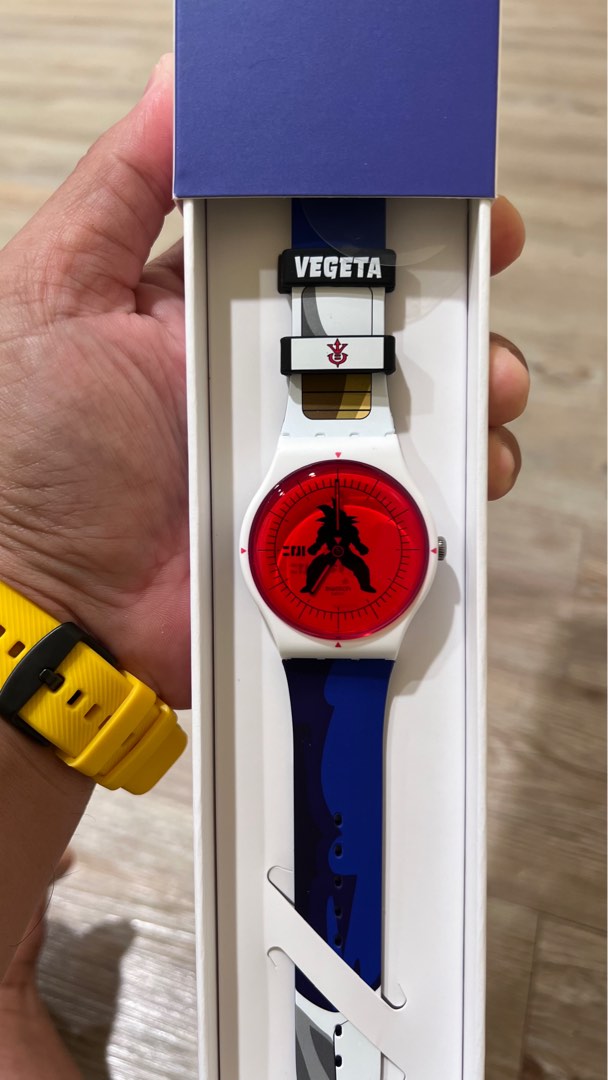 Amazon.com: Swatch VEGETA X SWATCH Unisex Watch (Model: SUOZ348) :  Clothing, Shoes & Jewelry