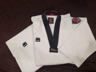 Mooto Korea Taekwondo DO Black Belt Width 5cm Double Wrap MMA