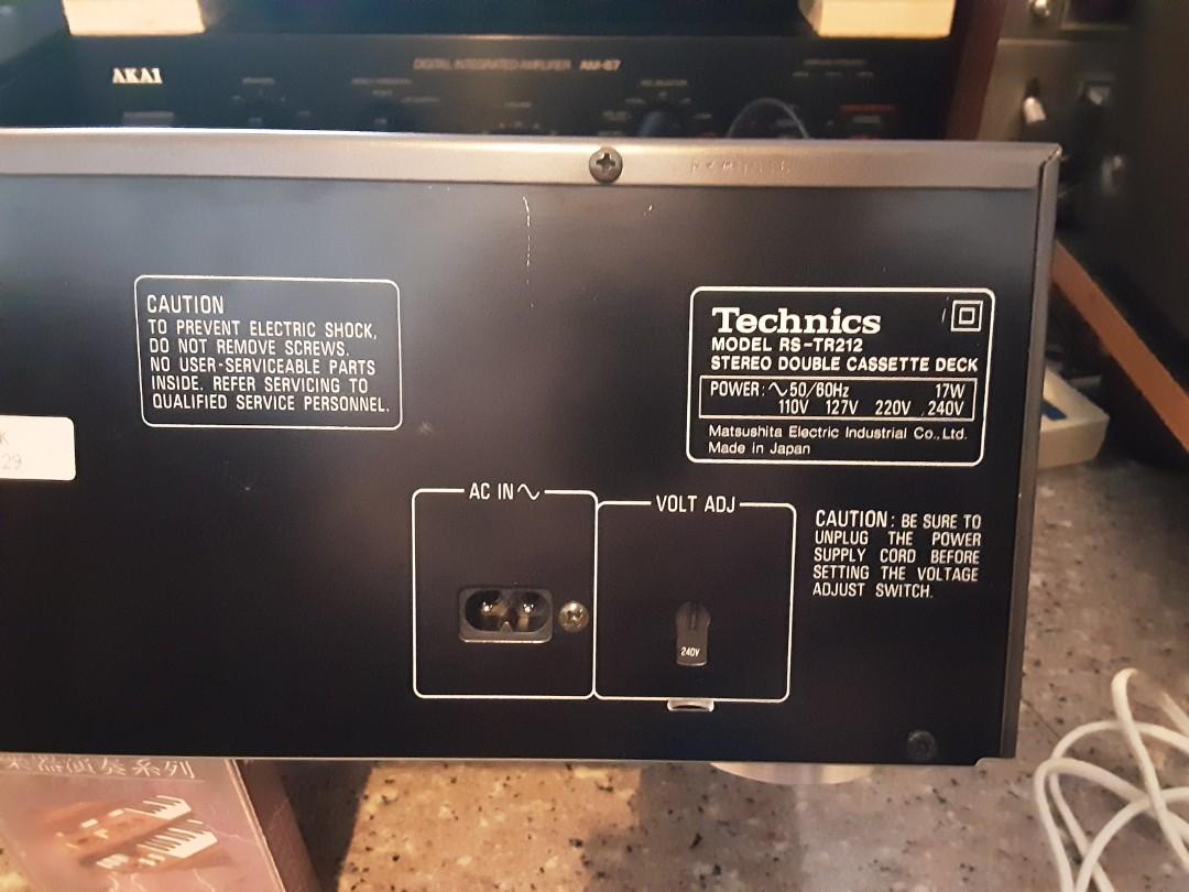 Cinghie Di Ricambio DeckTech Per Technics RS-TR212 – Doppia Cassetta, Nuove, Taiwan
