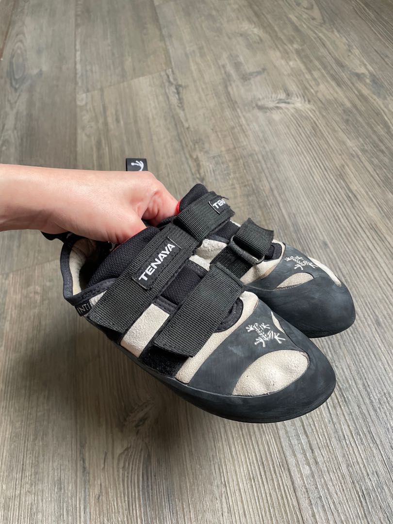 Tenaya Inti Unisex Climbing Shoes - Black/White