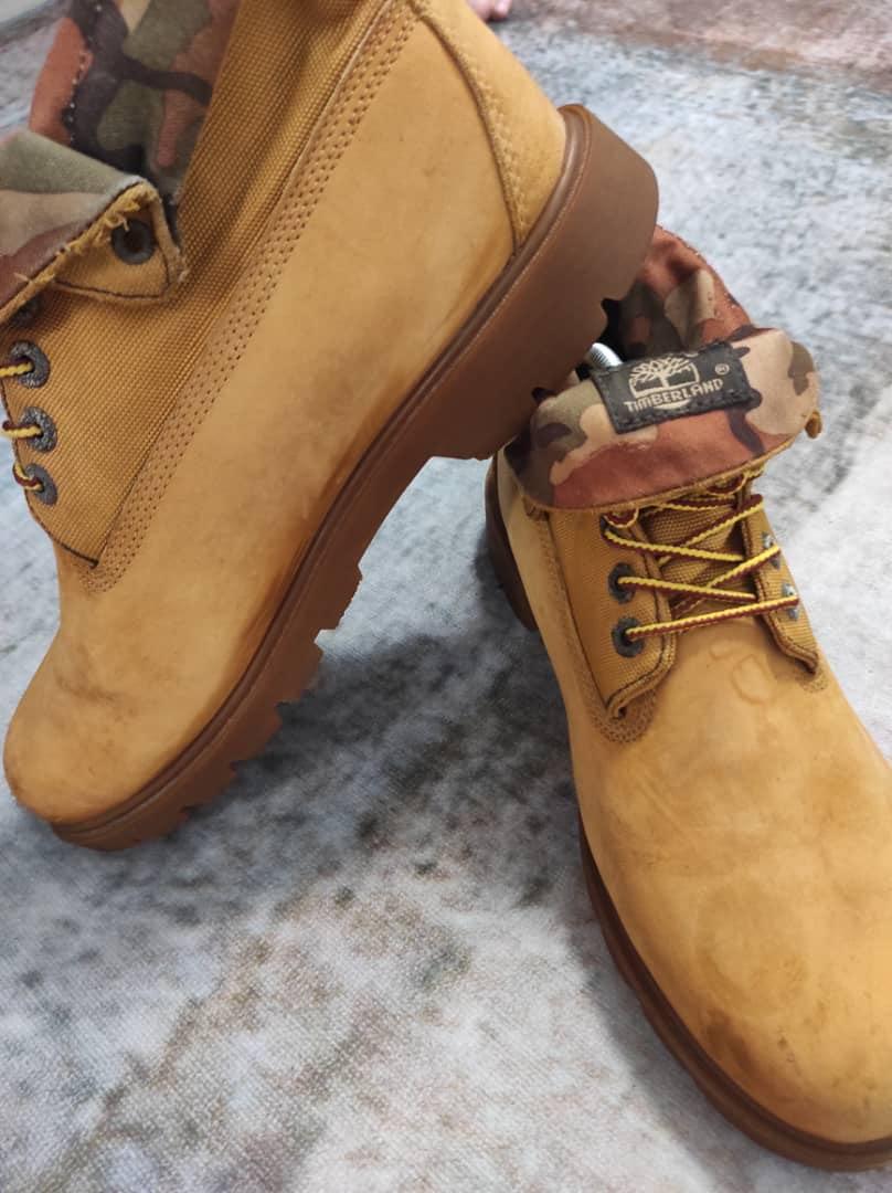 Timberland roll top camo sale
