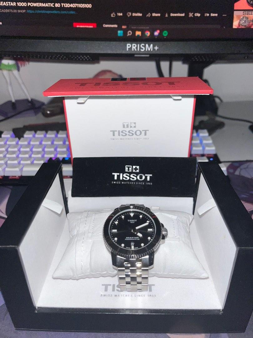 TISSOT Seastar 1000 Powermatic 80, Luxury, Watches on Carousell