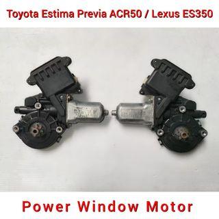 Toyota Estima Previa ACR50 Lexus ES 350 Door Regulator Motor / Power Window Motor / Door Gear