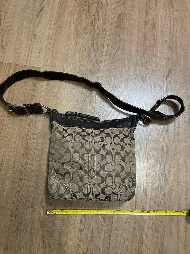 Coach monogram sling bag best sale