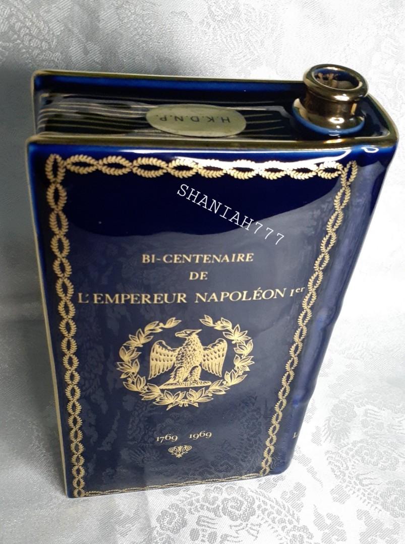 VTG.Limited Edition 1969 CAMUS Napoleon Cognac Limoges Porcelain Cobalt
