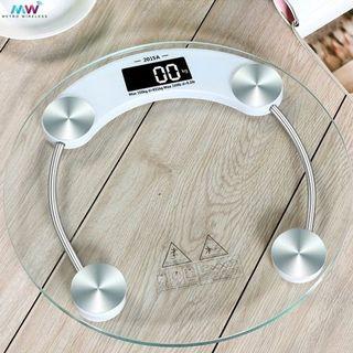 Weighing Scale Tempered Glass LCD Display Digital Electronic Bathroom Weight Scale Floor