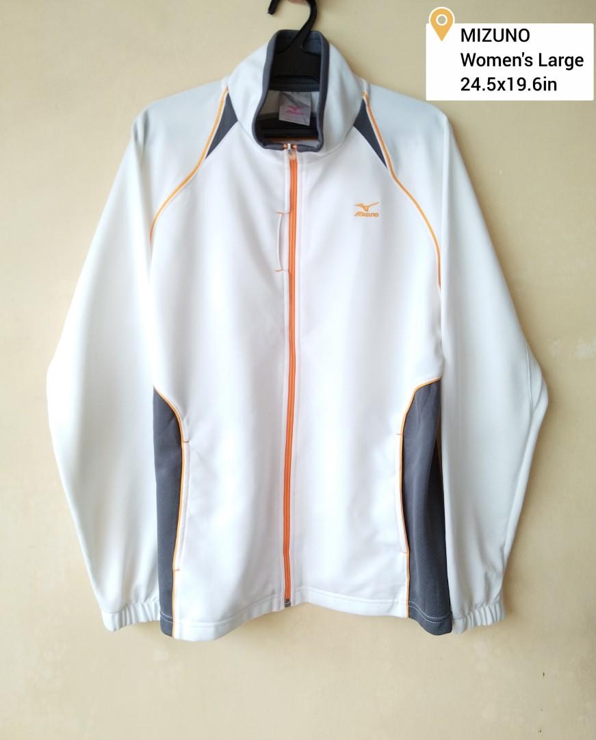 White Mizuno Sports Jacket Women s Fashion Coats Jackets and
