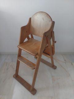 Wooden baby chair