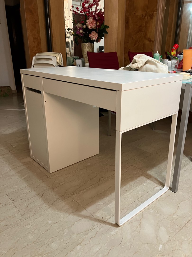 Working desk Ikea Micke, Furniture & Home Living, Furniture, Tables