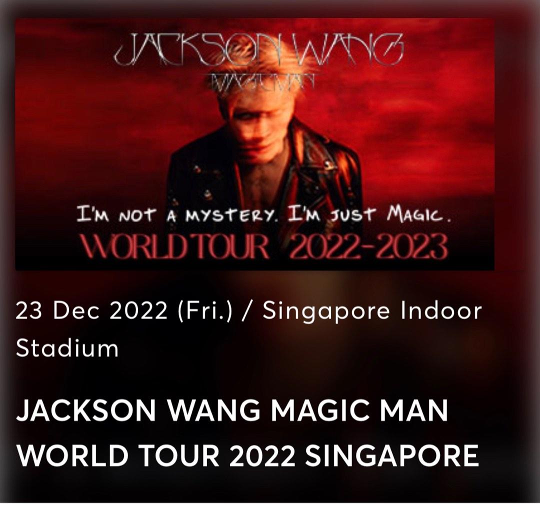 K📊FAM CHARTS AND TOURING on X: 230118 TICKET DATA ANALYSIS - AVAILABILITY  🪄 JACKSON WANG MAGIC MAN WORLD TOUR 🪄 PLEASE READ NOTES❗ SOLD: 31,451 /  31,491 (99.87% / 100%) LEFT: 40 (