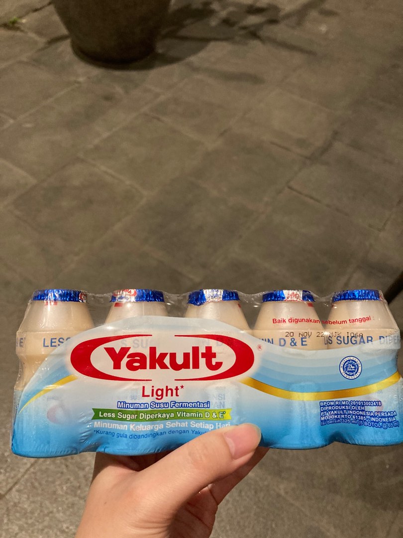 Yakult Light Less Sugar Makanan Minuman Minuman Tidak Beralkohol Di hanger-steak-diagram