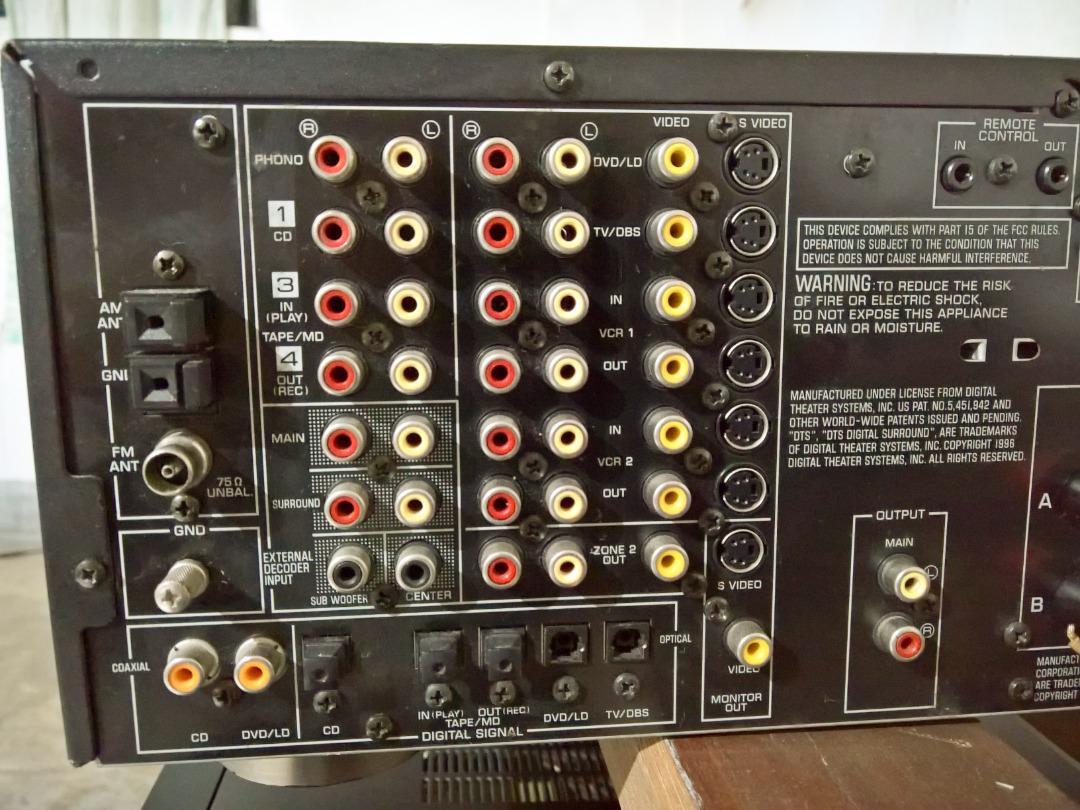 Yamaha RX-V995 AV receiver/amplifier, Audio, Soundbars, Speakers ...