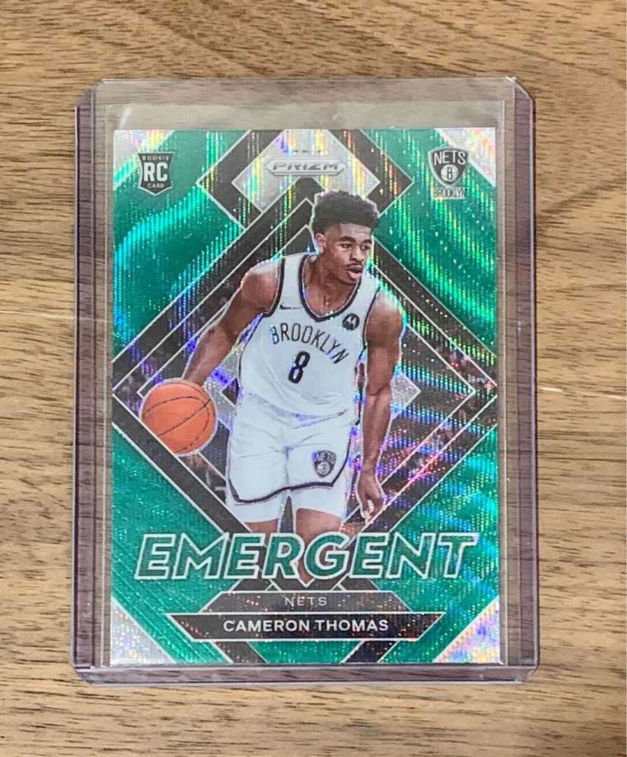 2021-22 Contenders Cameron Thomas Rookie Ticket Jersey Patch RC SP Nets