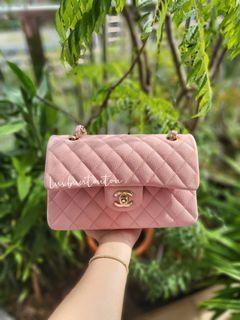22C Chanel sakura pink small flap