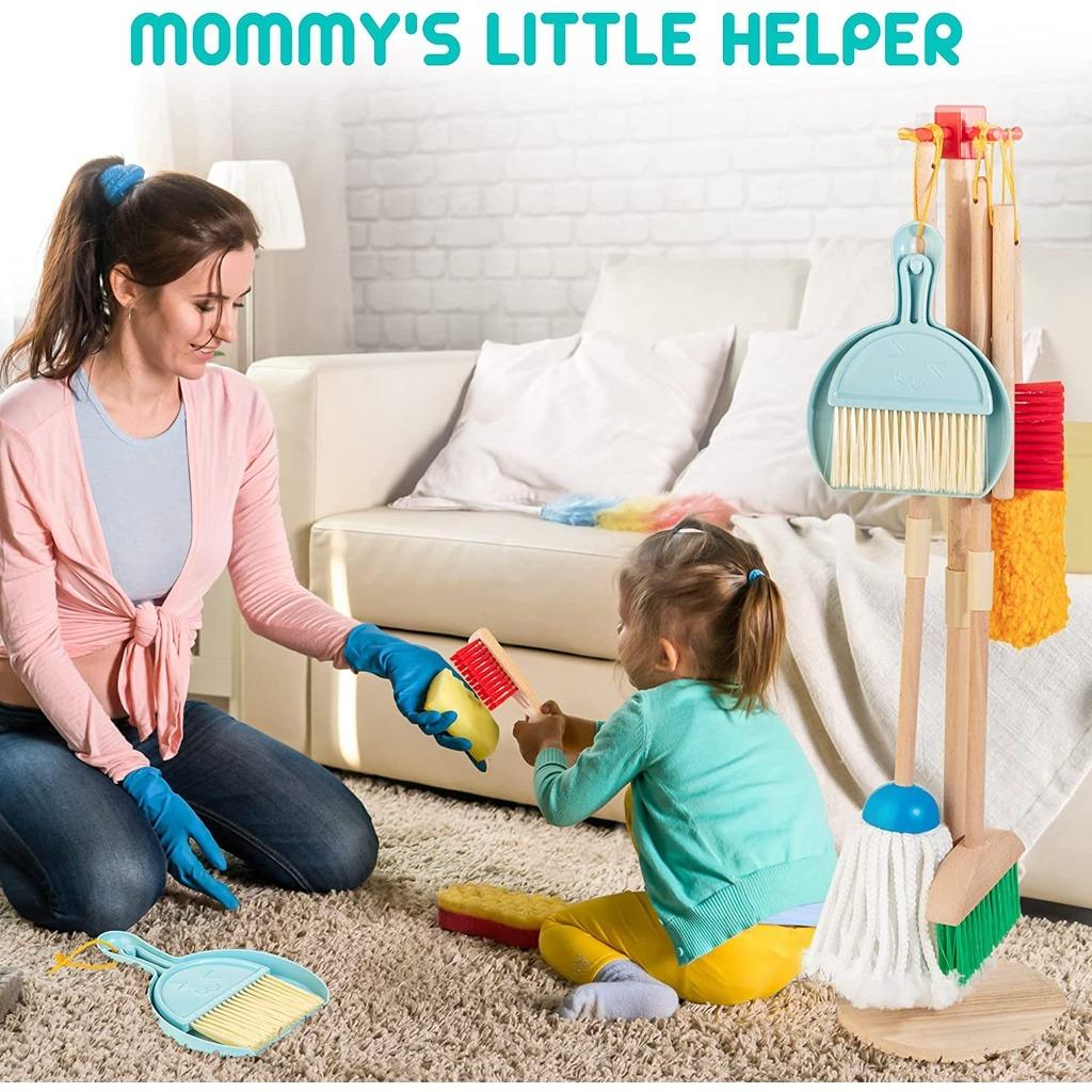 Dust sweep & mop toy set hotsell